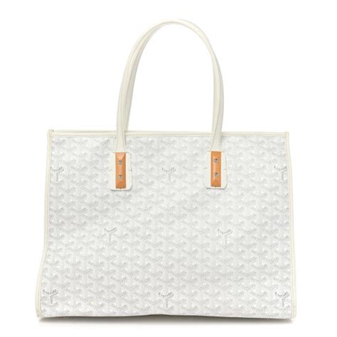 marquises tote goyard|white goyardine tote.